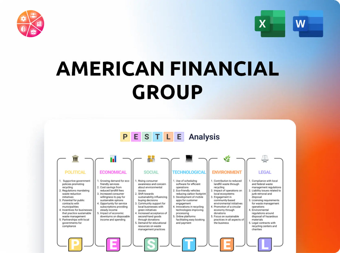 American Financial Group PESTLE Analysis