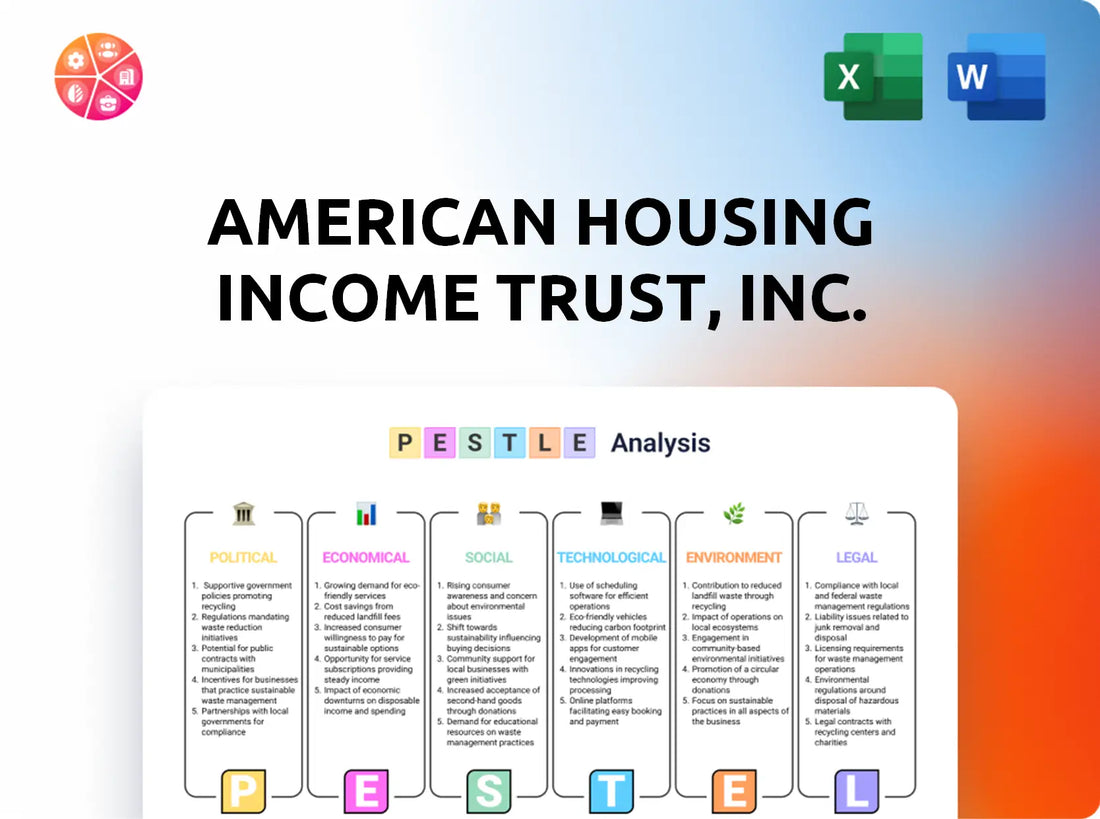 American Housing Income Trust, Inc. PESTLE Analysis