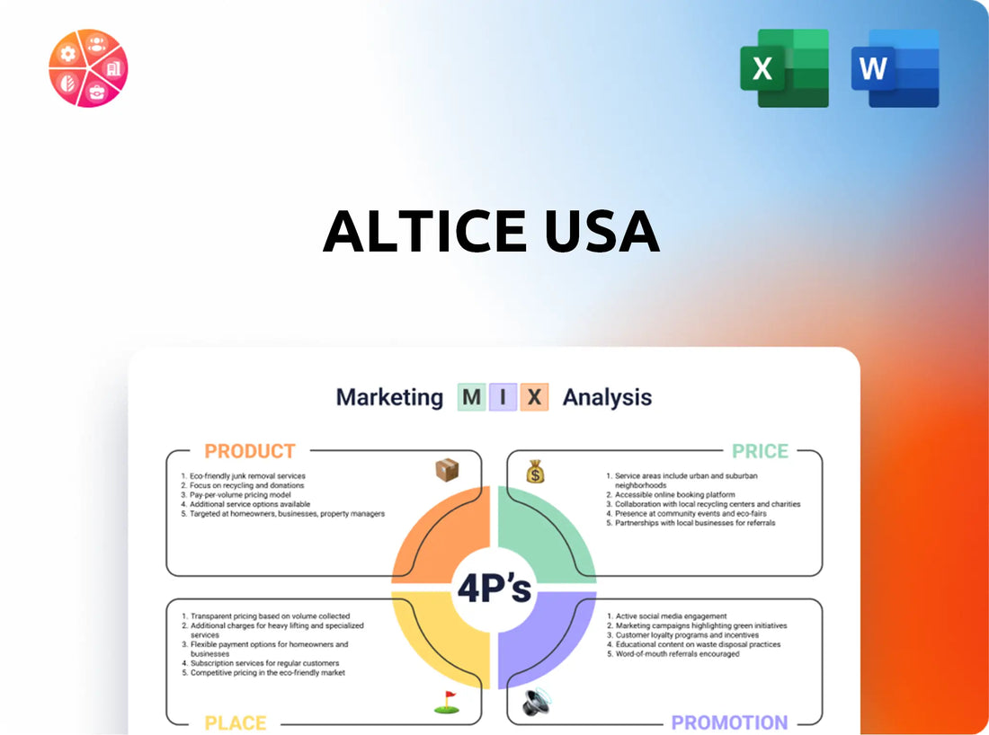 Altice USA Marketing Mix