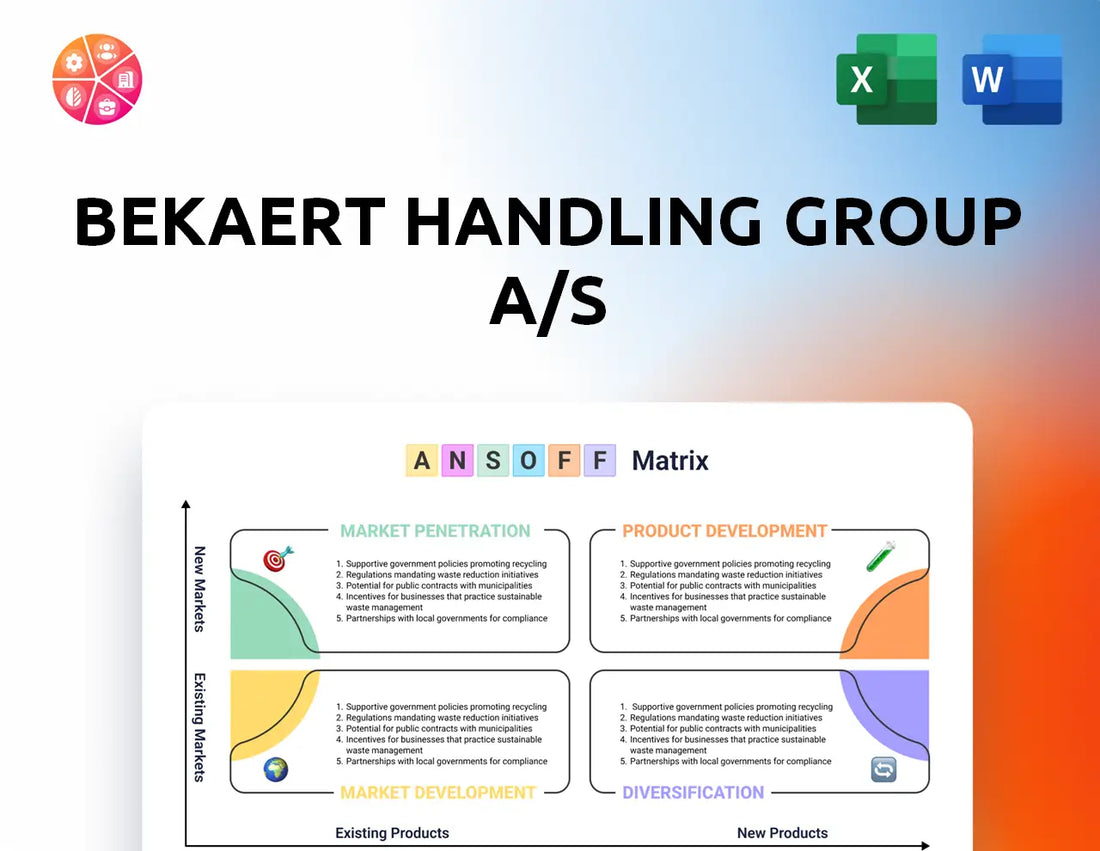 Bekaert Handling Group A/S Ansoff Matrix