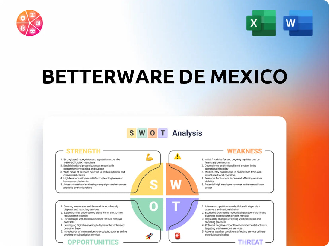 Betterware de Mexico SWOT Analysis