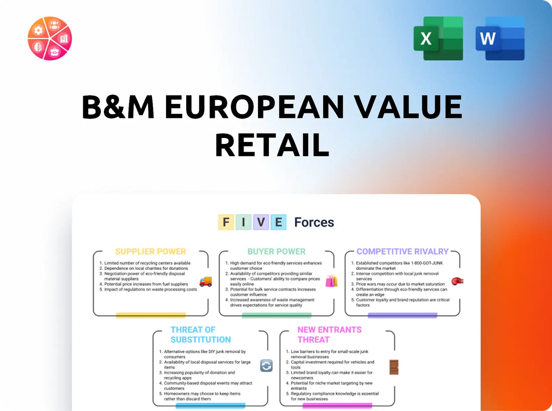 B&M European Value Retail Porter's Five Forces Analysis