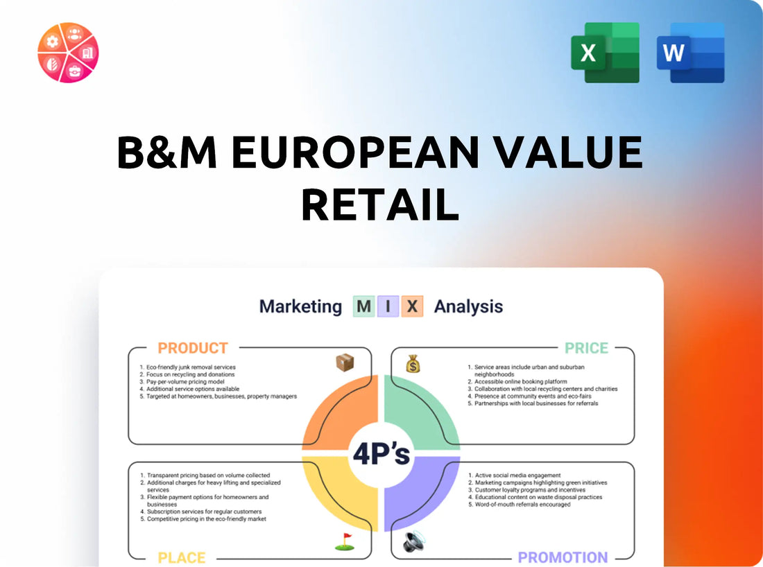 B&M European Value Retail Marketing Mix