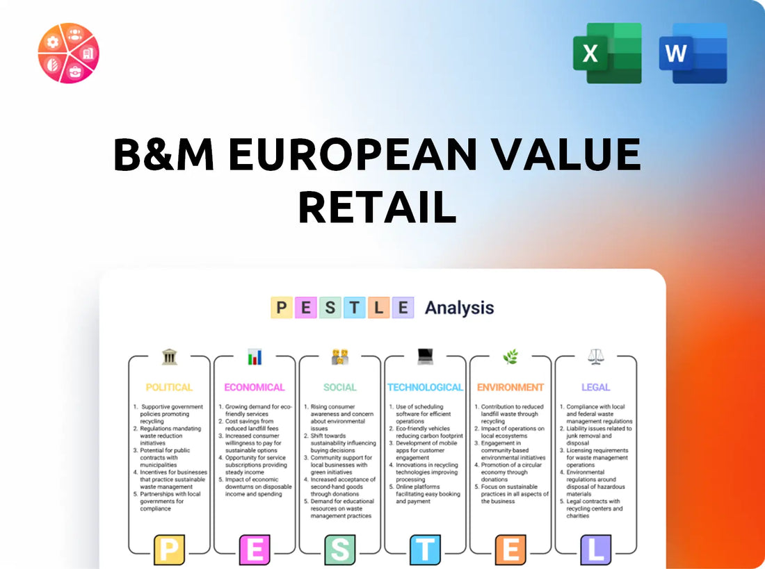 B&M European Value Retail PESTLE Analysis