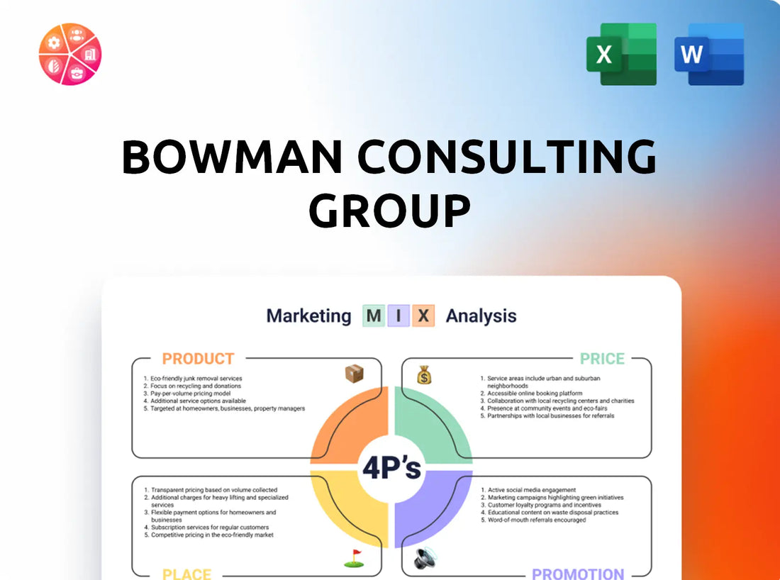 Bowman Consulting Group Marketing Mix