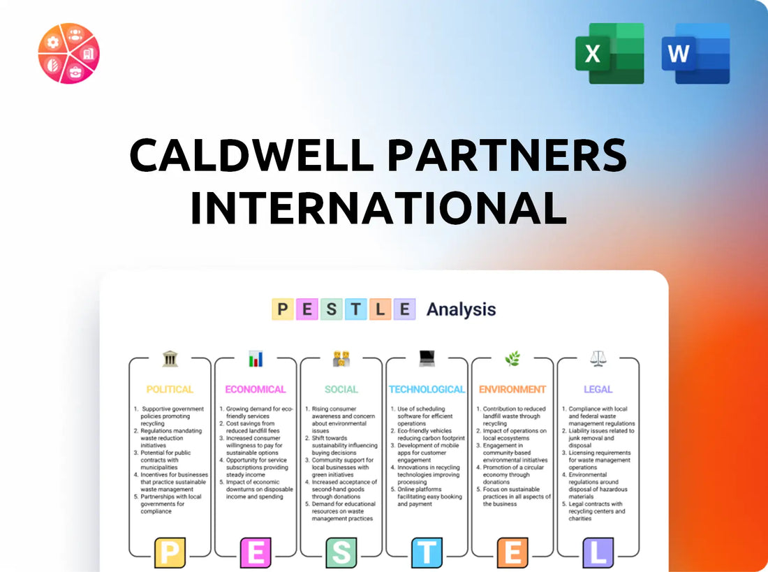 Caldwell Partners International PESTLE Analysis