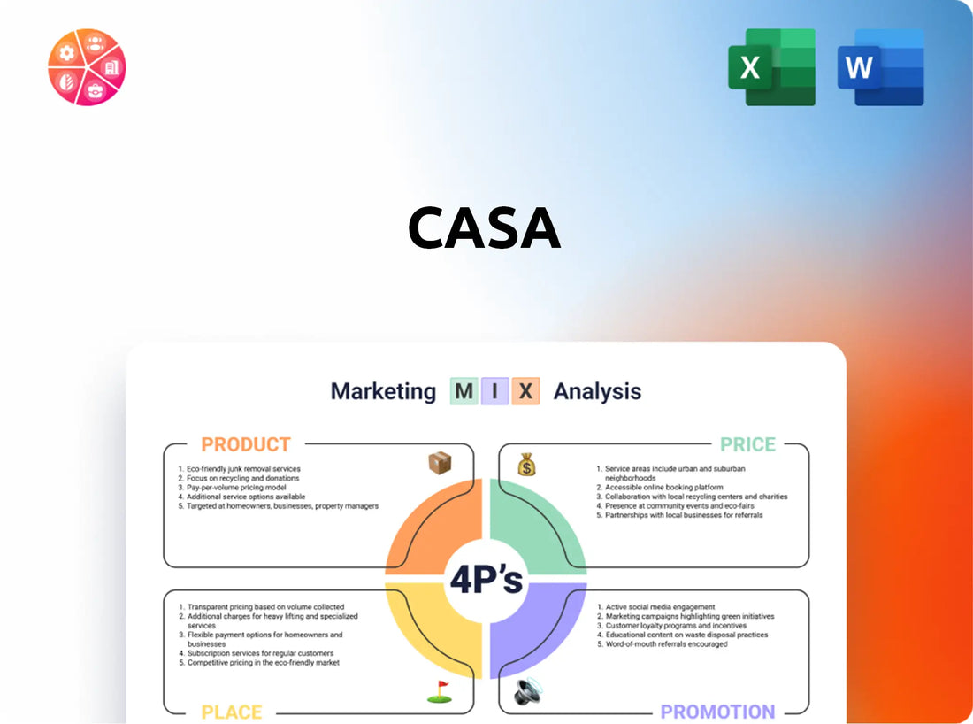 Casa Marketing Mix