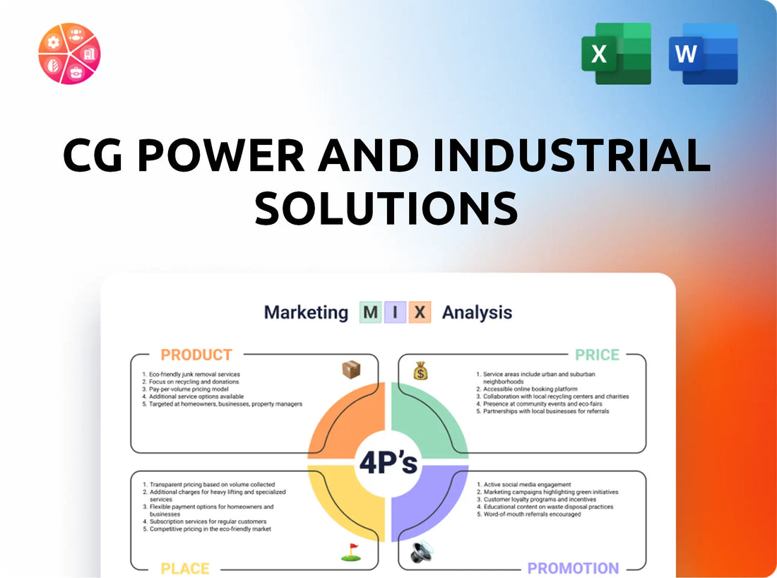 CG Power and Industrial Solutions Marketing Mix
