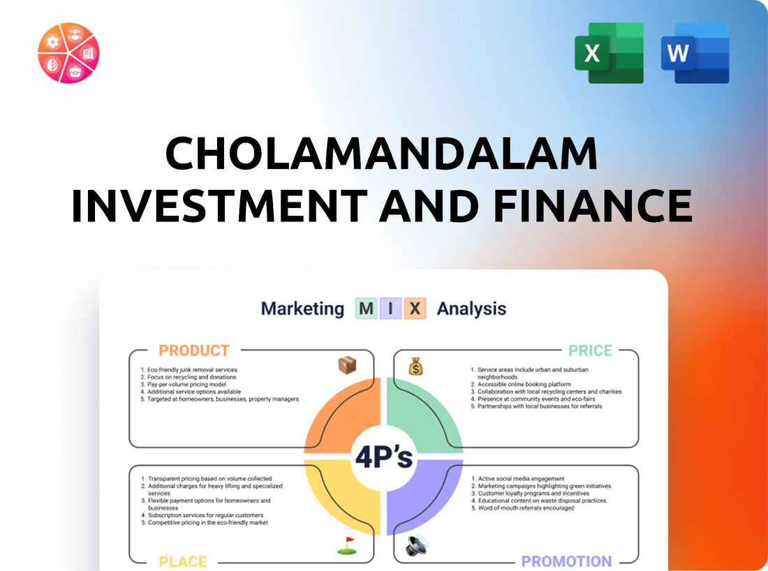 Cholamandalam Investment and Finance Marketing Mix
