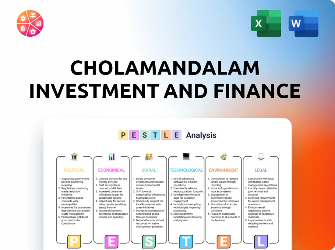 Cholamandalam Investment and Finance PESTLE Analysis