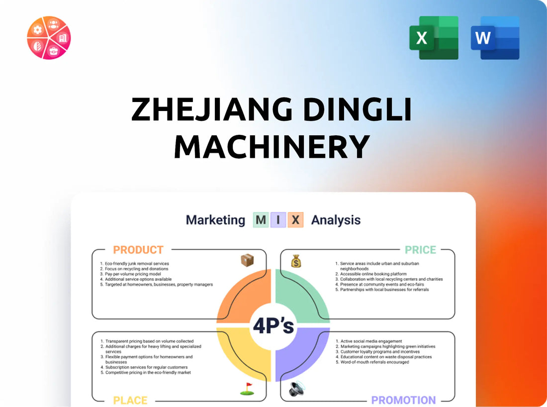 Zhejiang Dingli Machinery Marketing Mix