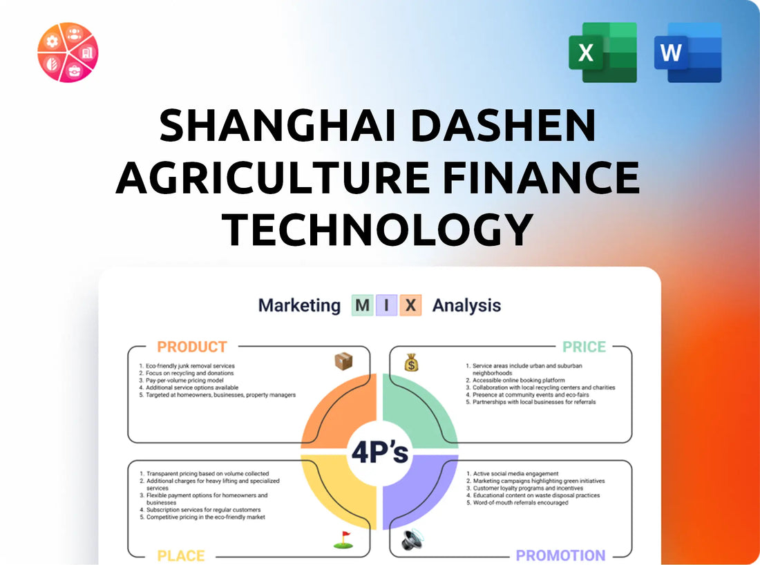 Shanghai Dashen Agriculture Finance Technology Marketing Mix