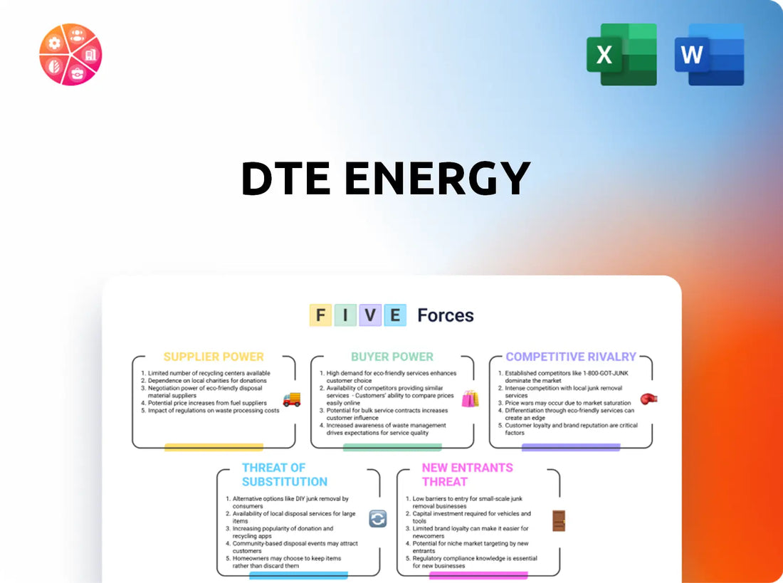 DTE Energy Porter's Five Forces Analysis