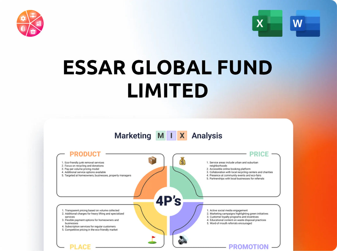 Essar Global Fund Limited Marketing Mix