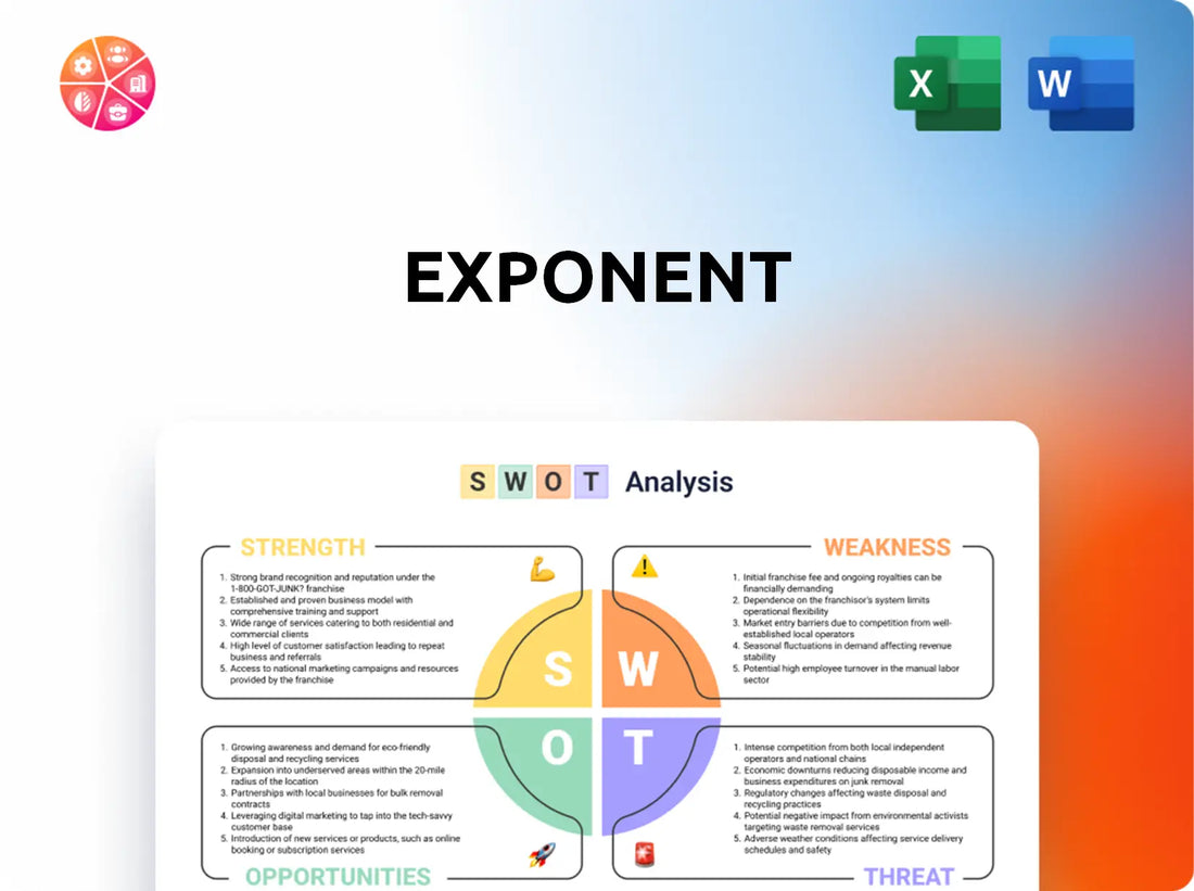 Exponent SWOT Analysis