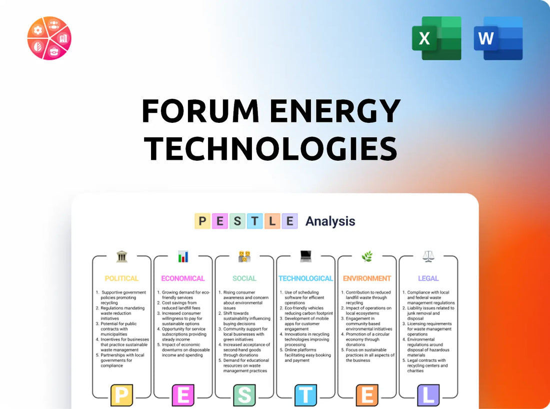 Forum Energy Technologies PESTLE Analysis