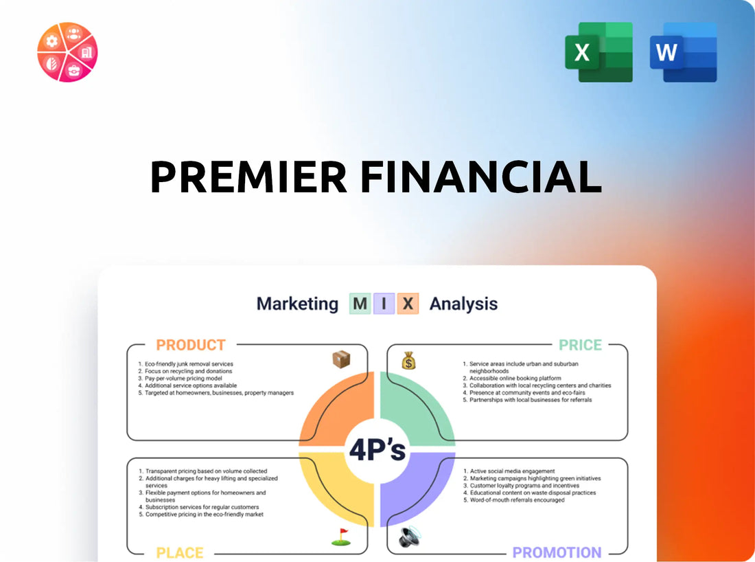 Premier Financial Marketing Mix
