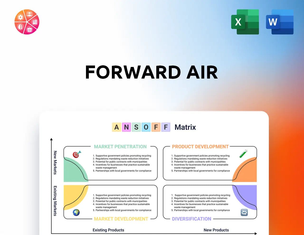 Forward Air Ansoff Matrix