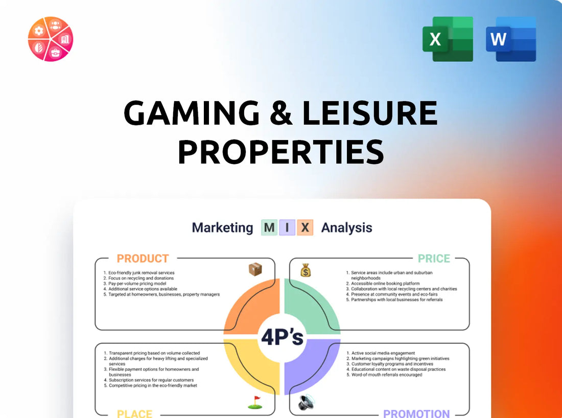 Gaming & Leisure Properties Marketing Mix