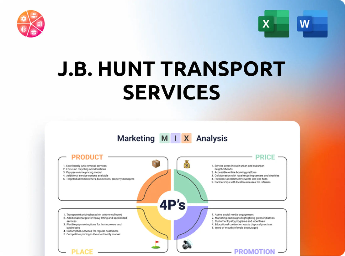 J.B. Hunt Transport Services Marketing Mix