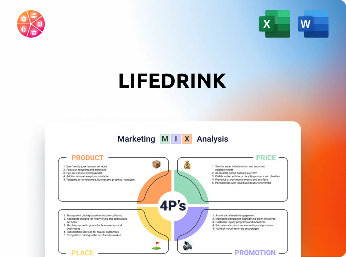 Lifedrink Marketing Mix