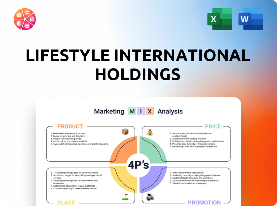Lifestyle International Holdings Marketing Mix