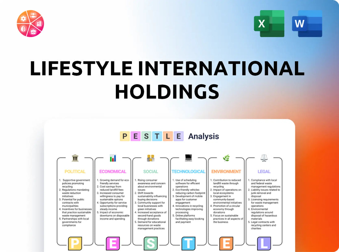 Lifestyle International Holdings PESTLE Analysis