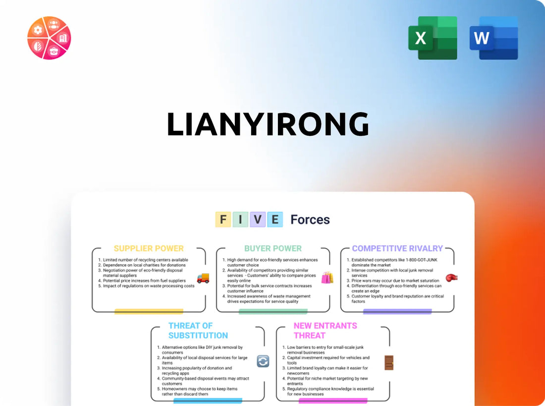 Lianyirong  Porter's Five Forces Analysis