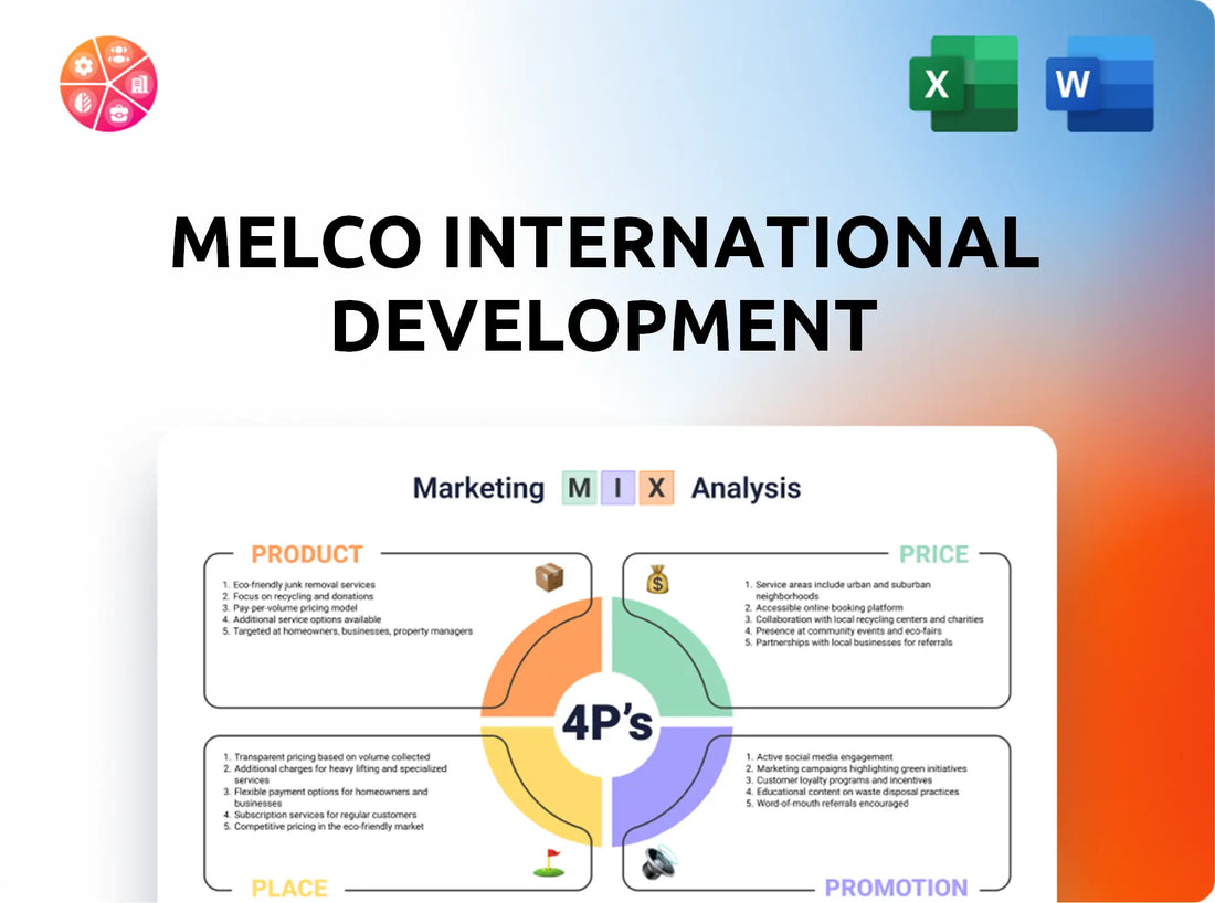 Melco International Development Marketing Mix