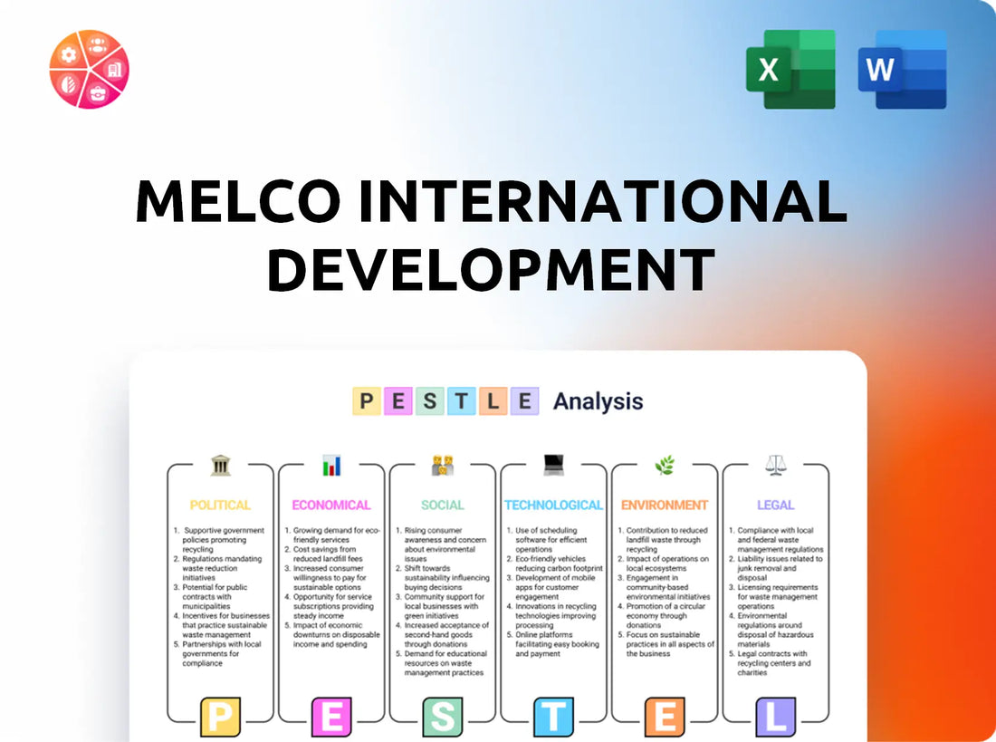 Melco International Development PESTLE Analysis