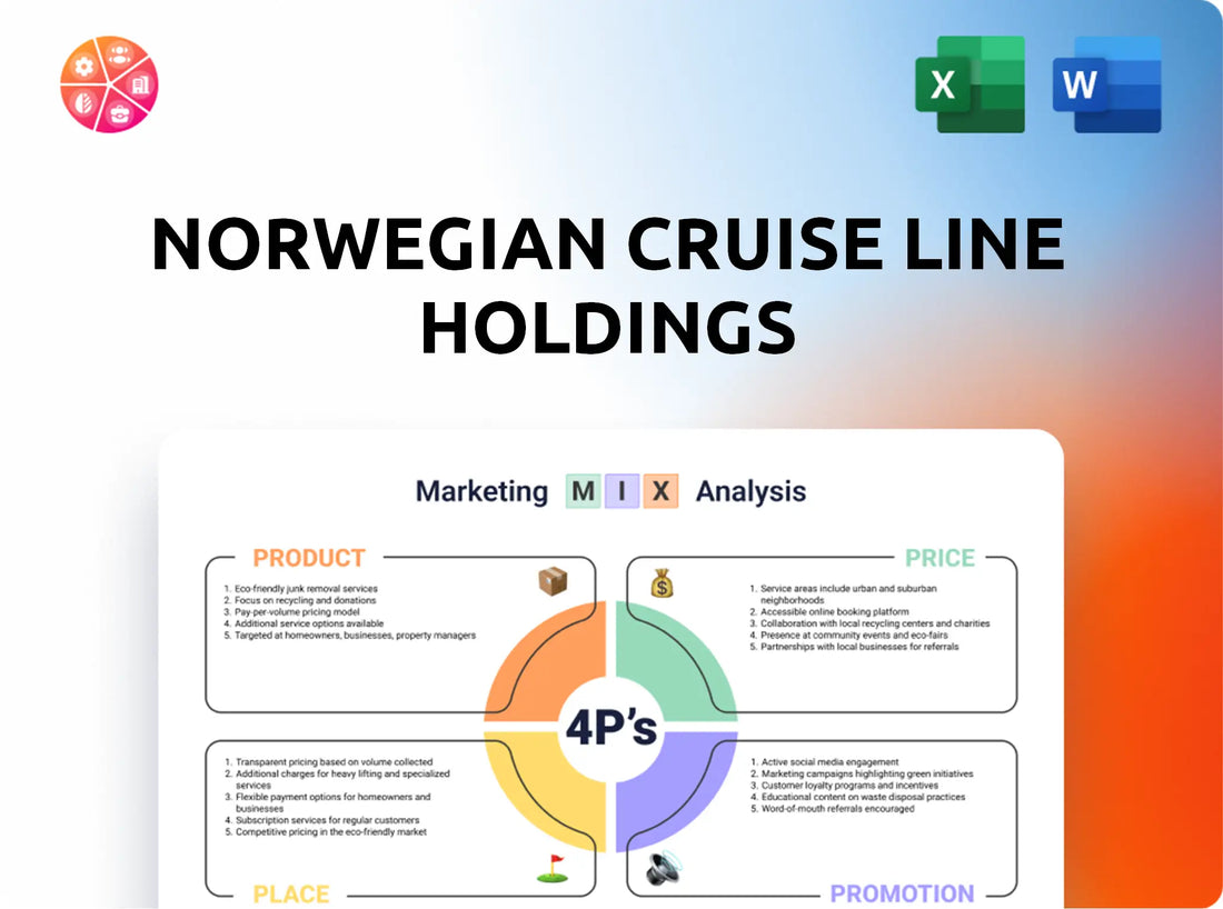 Norwegian Cruise Line Holdings Marketing Mix