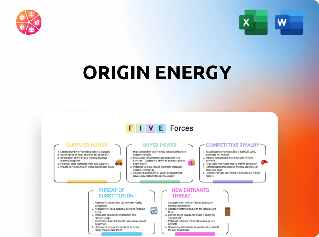 Origin Energy Porter's Five Forces Analysis