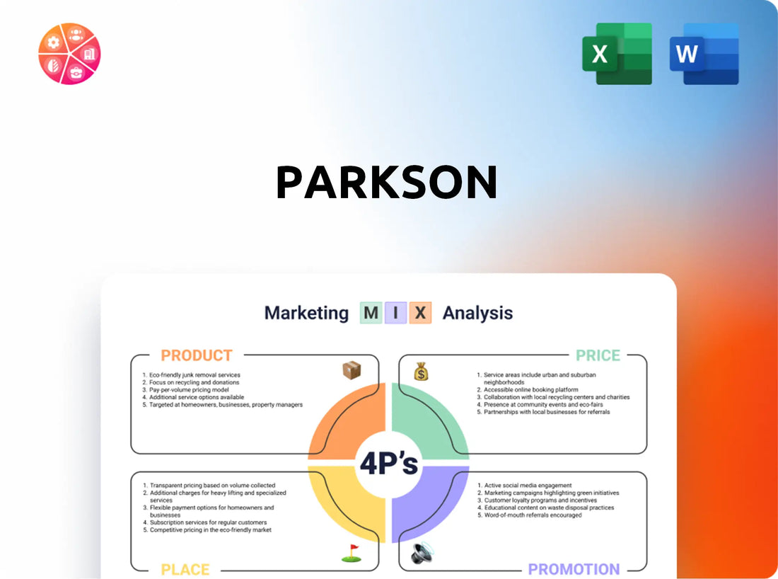 Parkson Marketing Mix