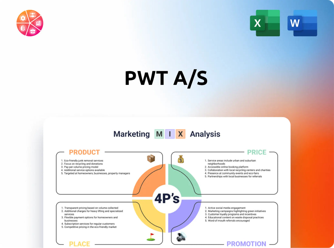 PWT A/S Marketing Mix