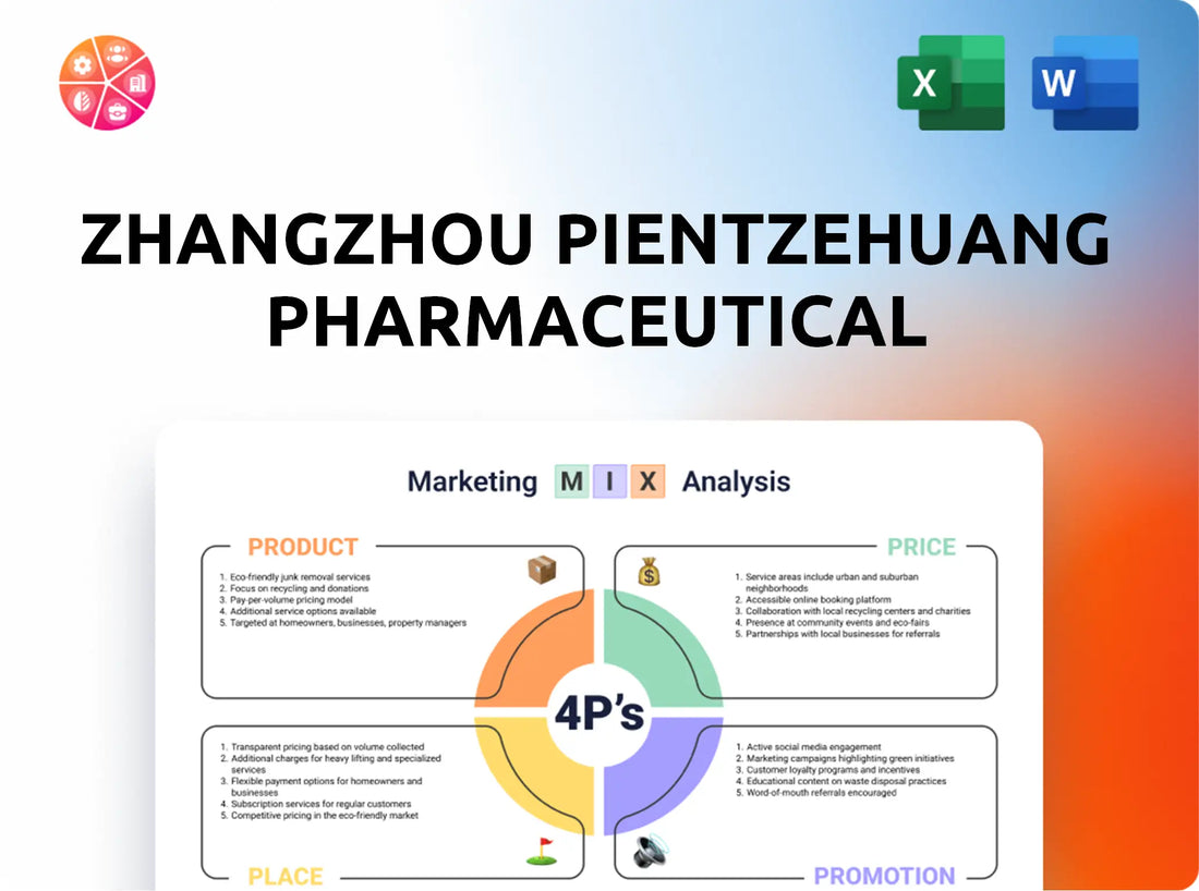 Zhangzhou Pientzehuang Pharmaceutical Marketing Mix