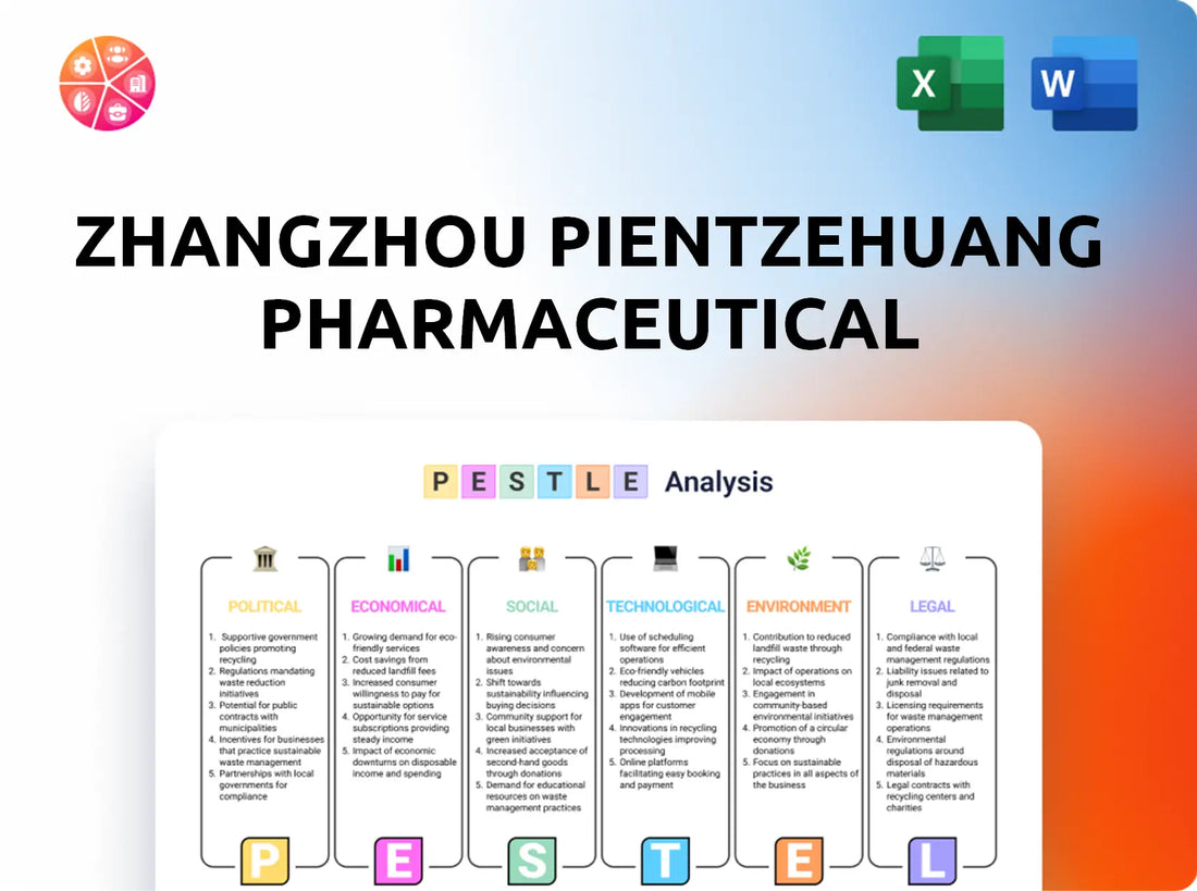 Zhangzhou Pientzehuang Pharmaceutical PESTLE Analysis