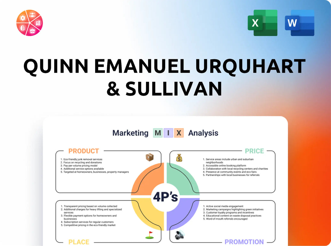 Quinn Emanuel Urquhart & Sullivan Marketing Mix