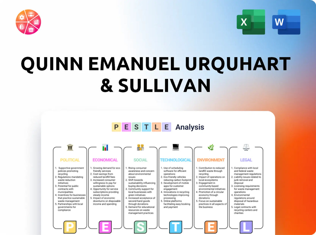 Quinn Emanuel Urquhart & Sullivan PESTLE Analysis