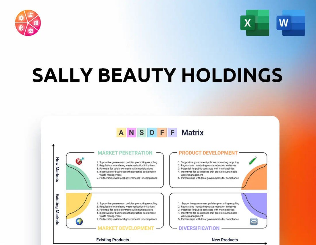 Sally Beauty Holdings Ansoff Matrix