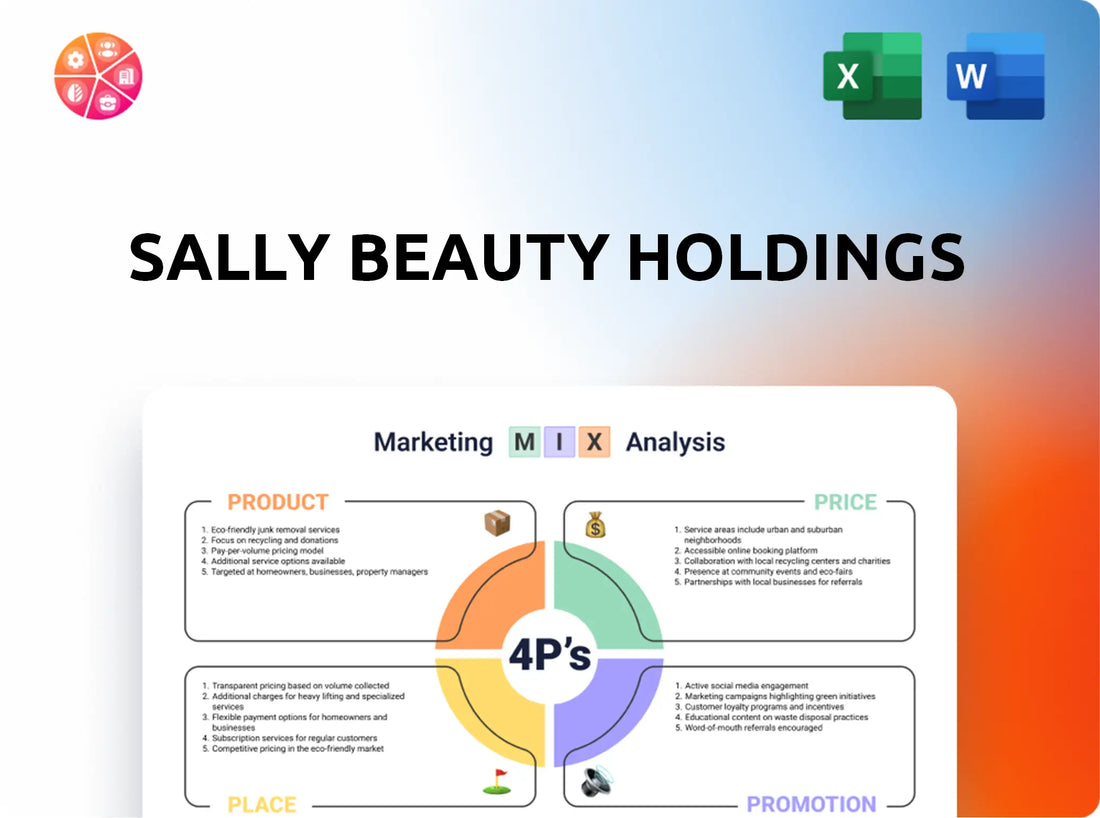Sally Beauty Holdings Marketing Mix