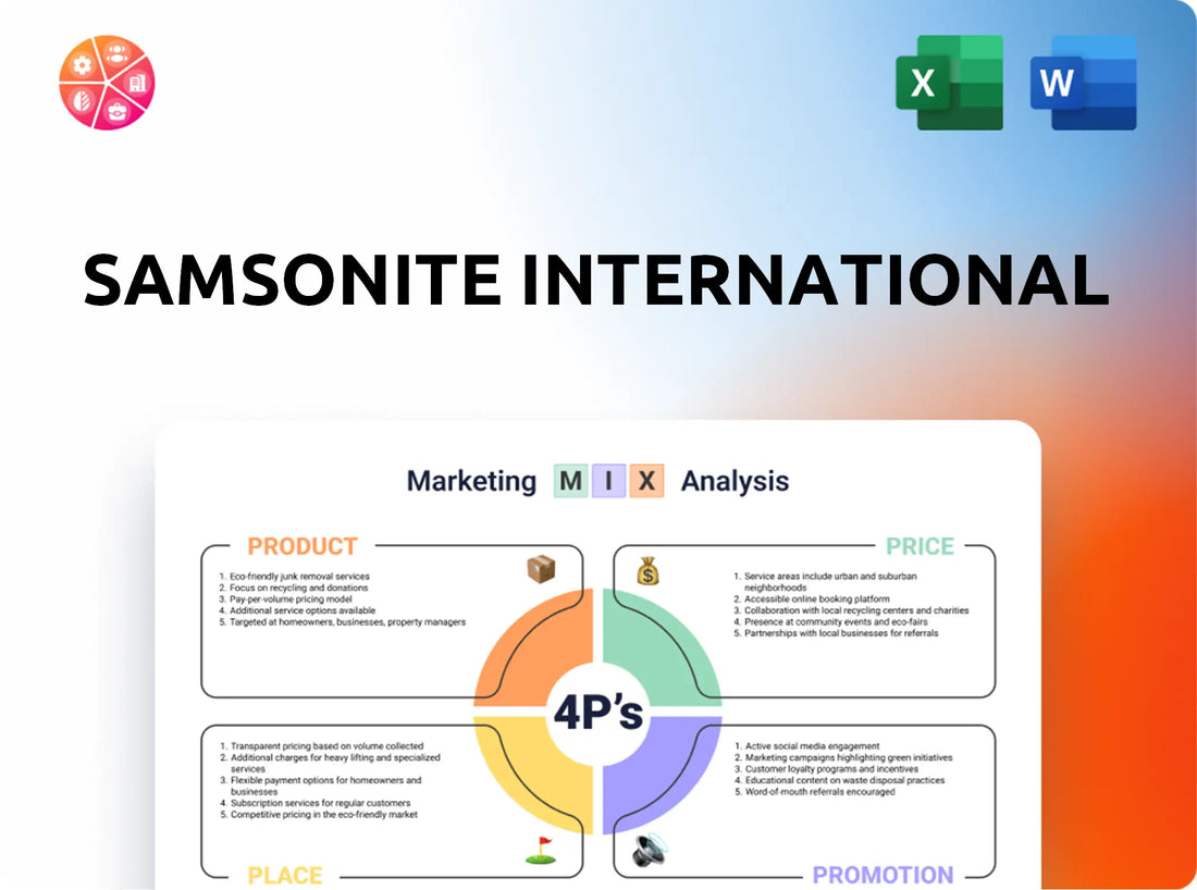 Samsonite International Marketing Mix