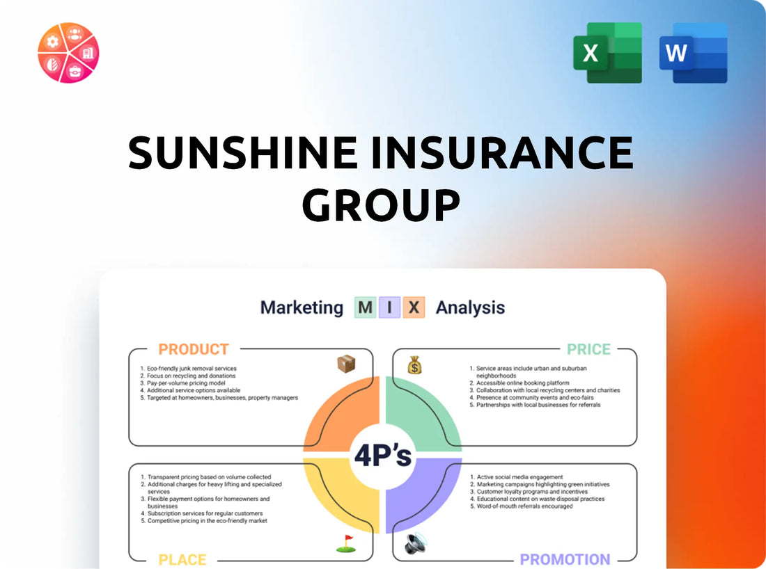 Sunshine Insurance Group Marketing Mix