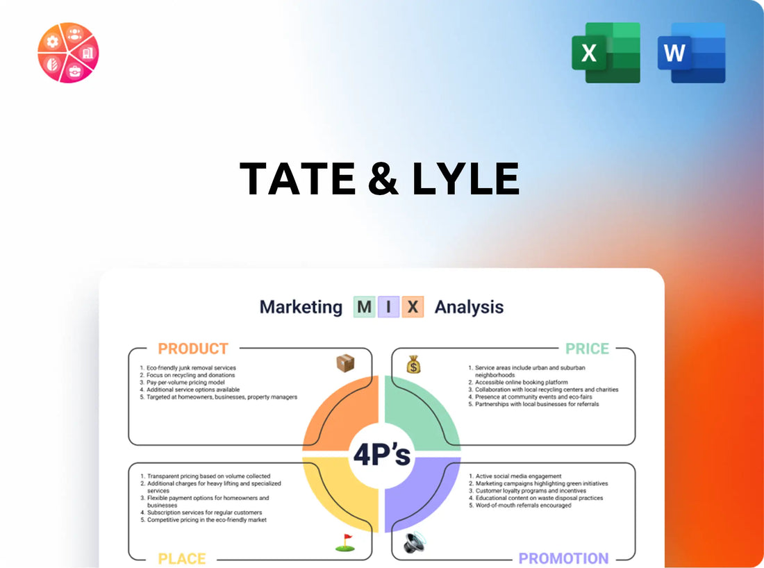 Tate & Lyle Marketing Mix