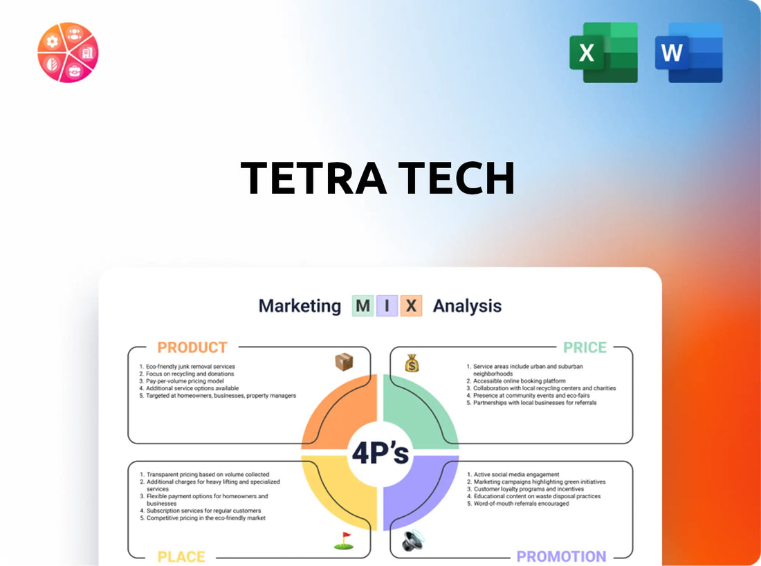Tetra Tech Marketing Mix
