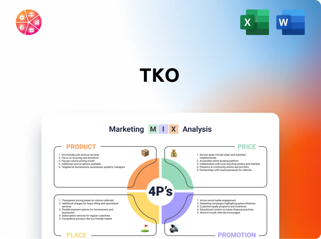 TKO  Marketing Mix