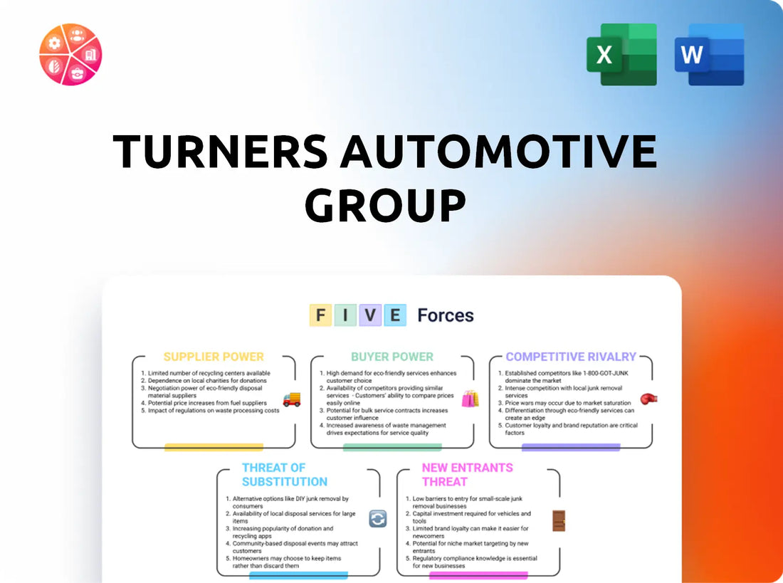 Turners Automotive Group Porter's Five Forces Analysis