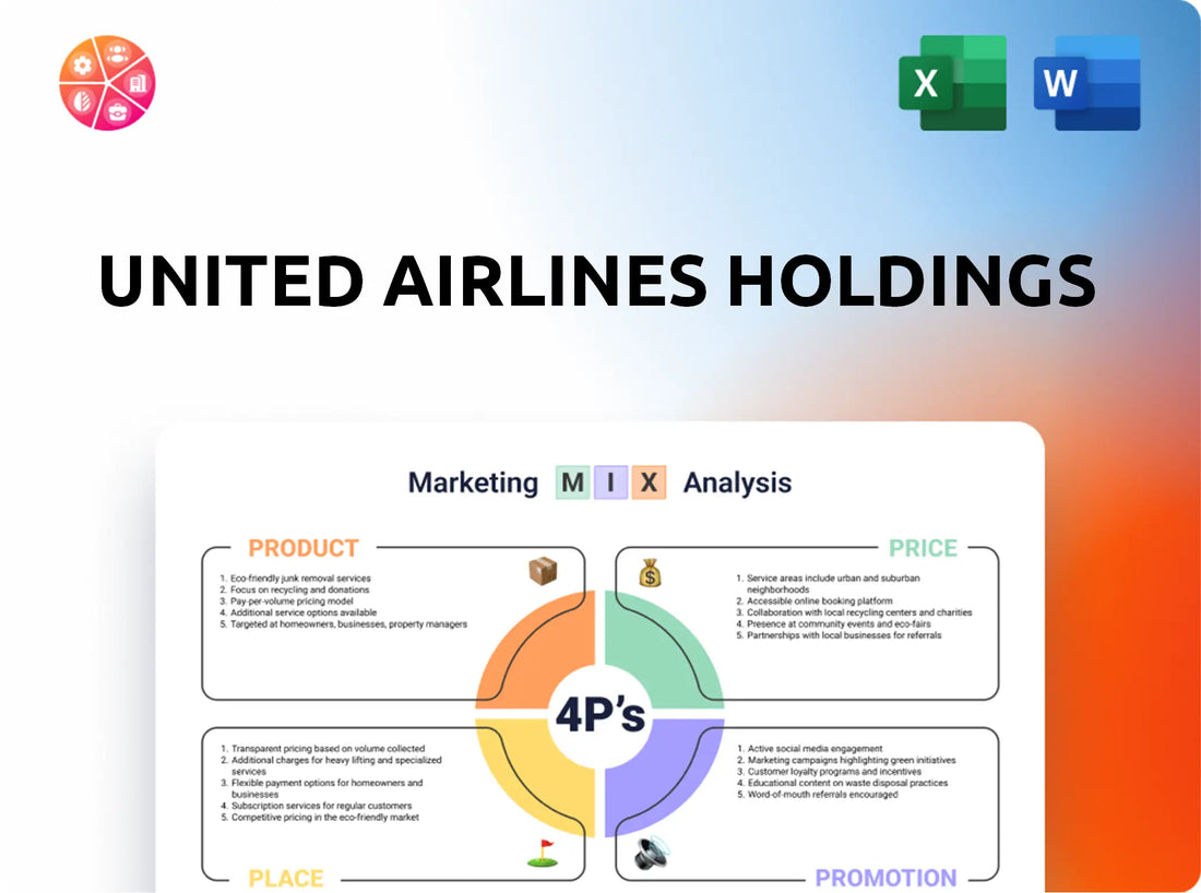 United Airlines Holdings Marketing Mix