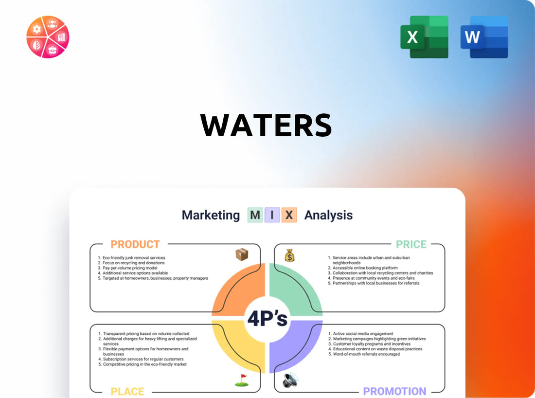 Waters Marketing Mix