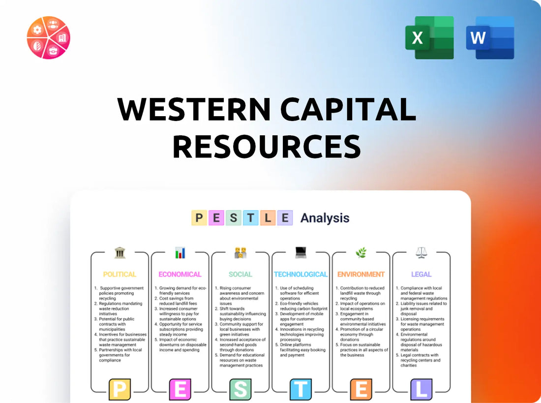 Western Capital Resources PESTLE Analysis