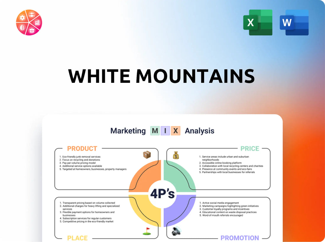 White Mountains  Marketing Mix
